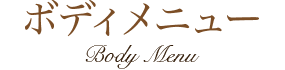 ボディメニュー